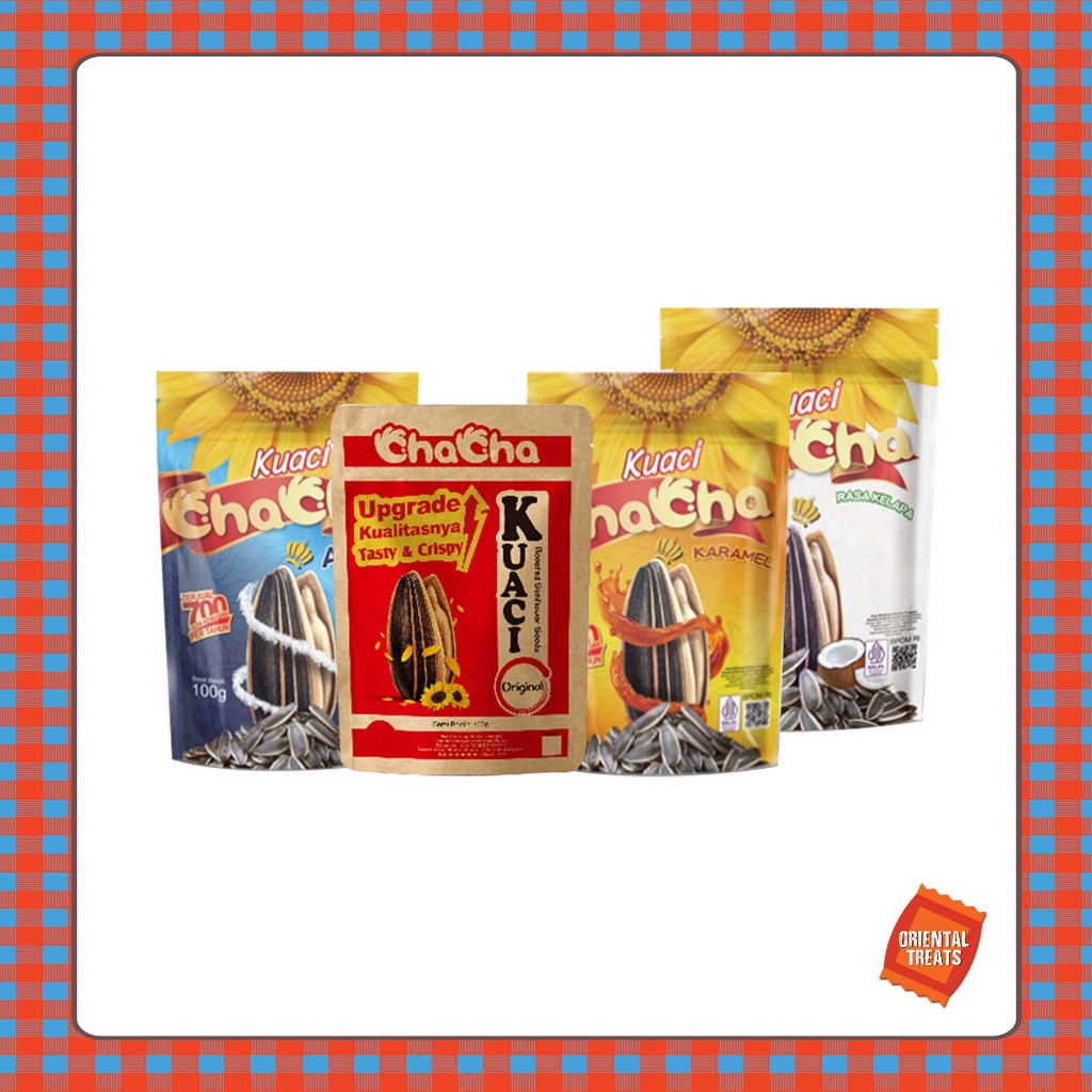 

[HALAL] ChaCha Kuaci Import Cemilan Sehat 100gr Biji Bunga Matahari