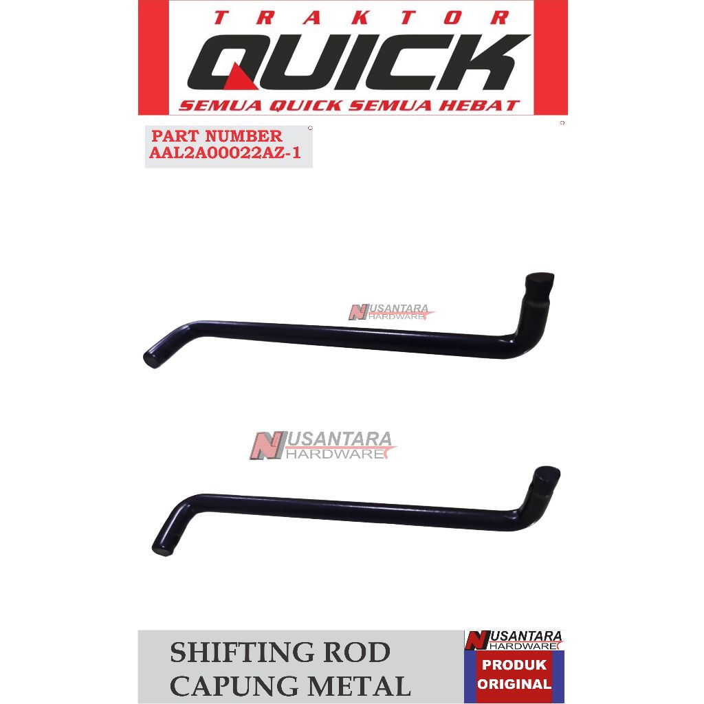 shifting rod traktor quick capung metal,tuas penggeser kopling traktor capung metal, spare part trak