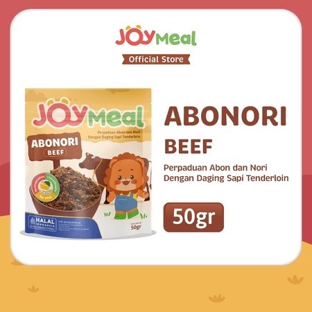 

Joy Meal AboNori CHICKEN / BEEF Original 50gr | JoyMeal Abon MPASI Anak Tanpa MSG & Pengawet