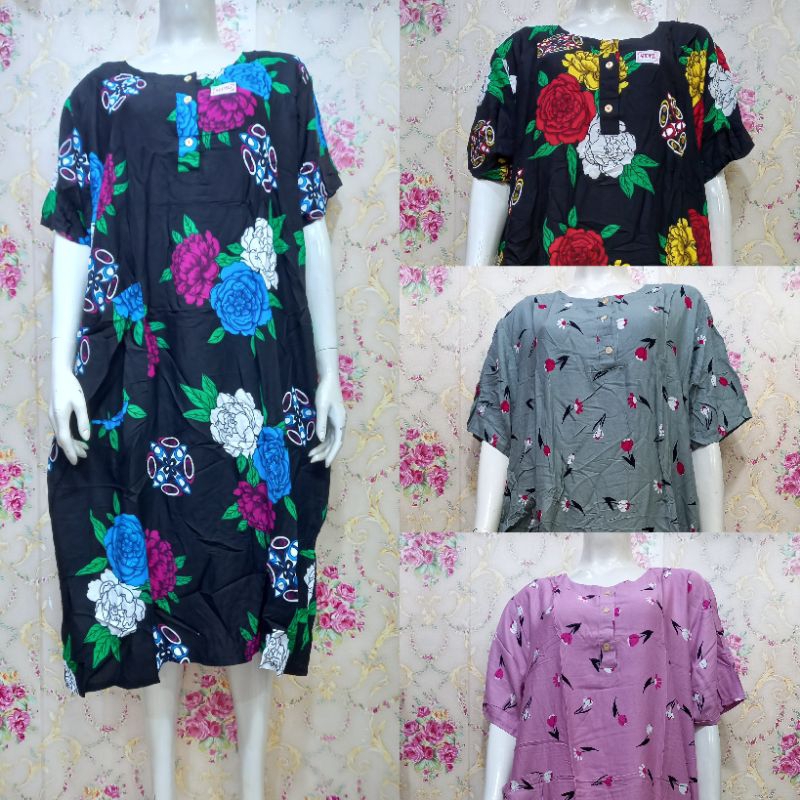 daster gajah putih super/daster rayon jumbo