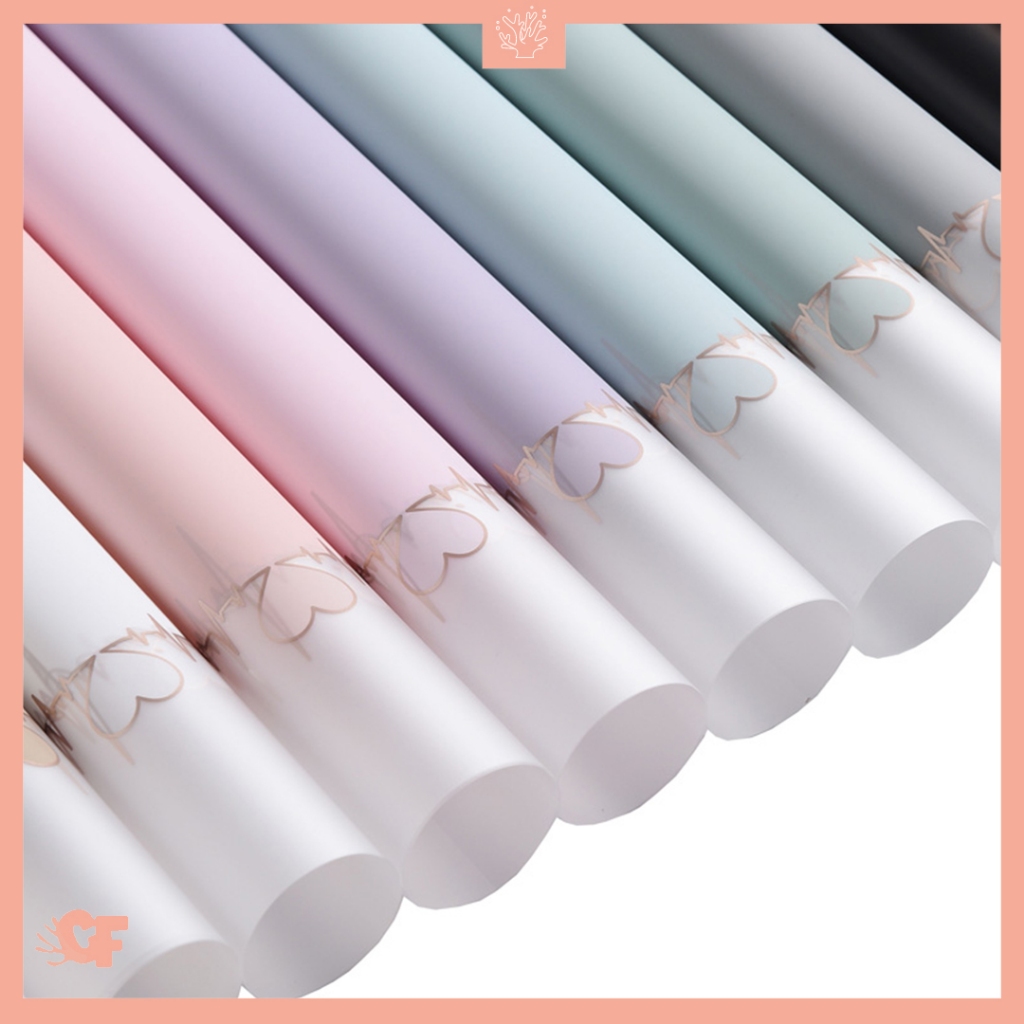 

Kertas Buket Bunga Transparan Love Flower Wrapping Paper Cellophane KB6052