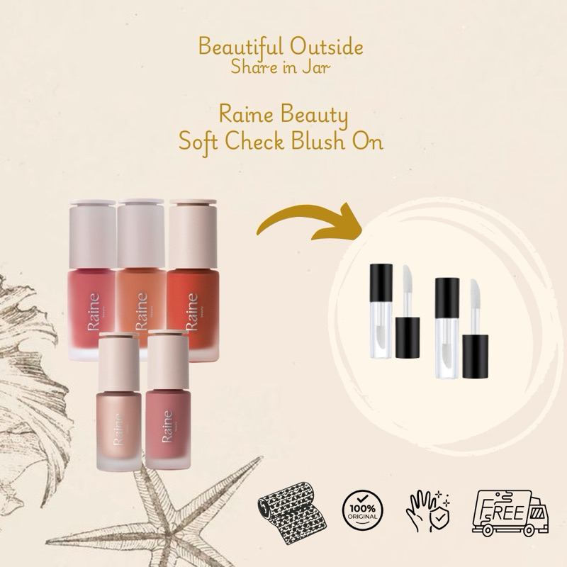 Share in Jar Raine Beauty Soft Check Blush On