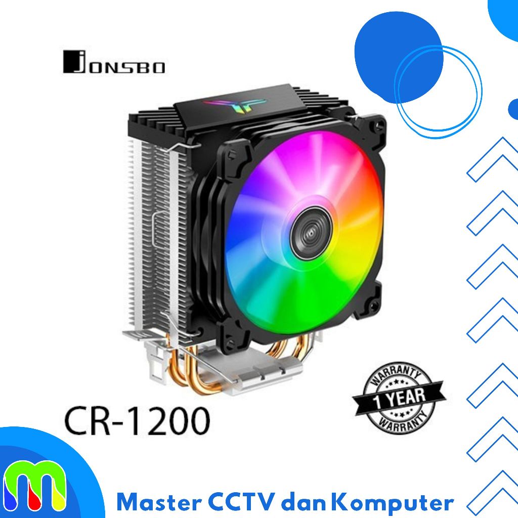 JONSBO CR-1200 JONSBO CR1200 CPU COOLER / HSF COOLER RGB