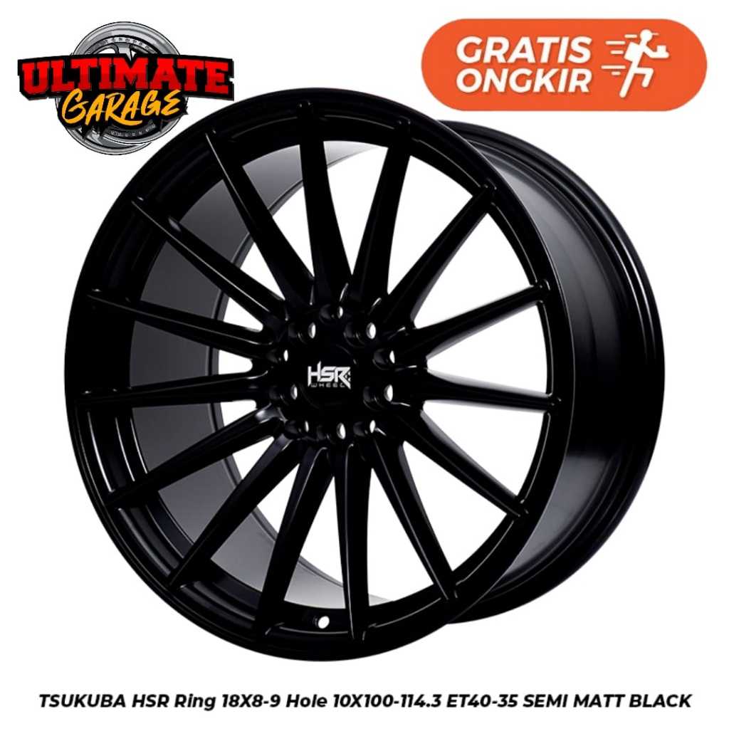 Velg HSR Celong Ring 18 Model Jari-Jari Mobil Innova Civic Xpander Terios Gratis Ongkir