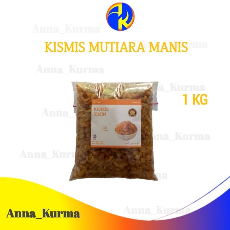 

Kismis Manis 1 Kg Kismis Mutiara Kismis Kristal Simin