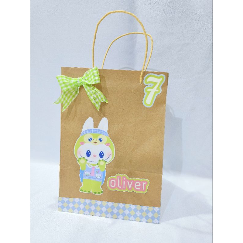 

Labubu Paper bag ( Kemasan Ulangtahun Anak) Custom Paperbag