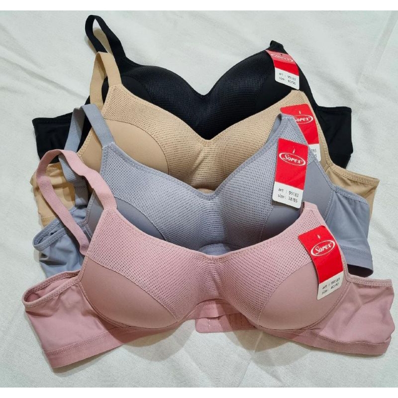 Bra sorex 99183 tanpa kawat cup B/bh sorex 99183 bisa tanpa kawat