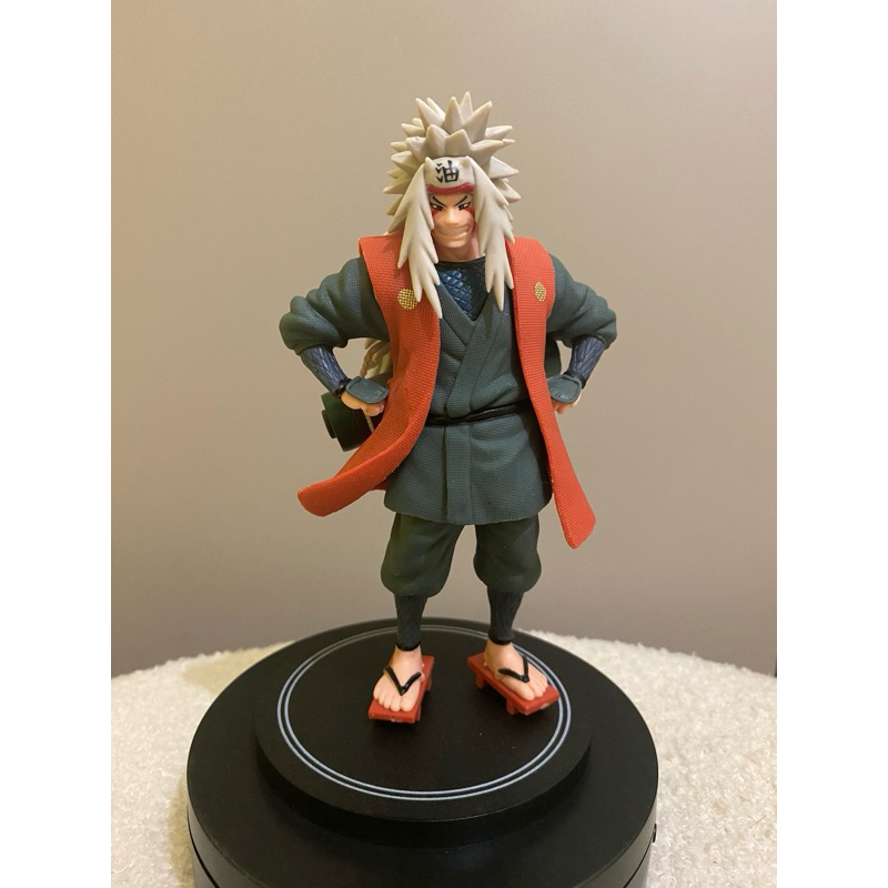 ACTION FIGURE JIRAIYA - NARUTO SHIPPUDEN (FREE MINI FIGURE)