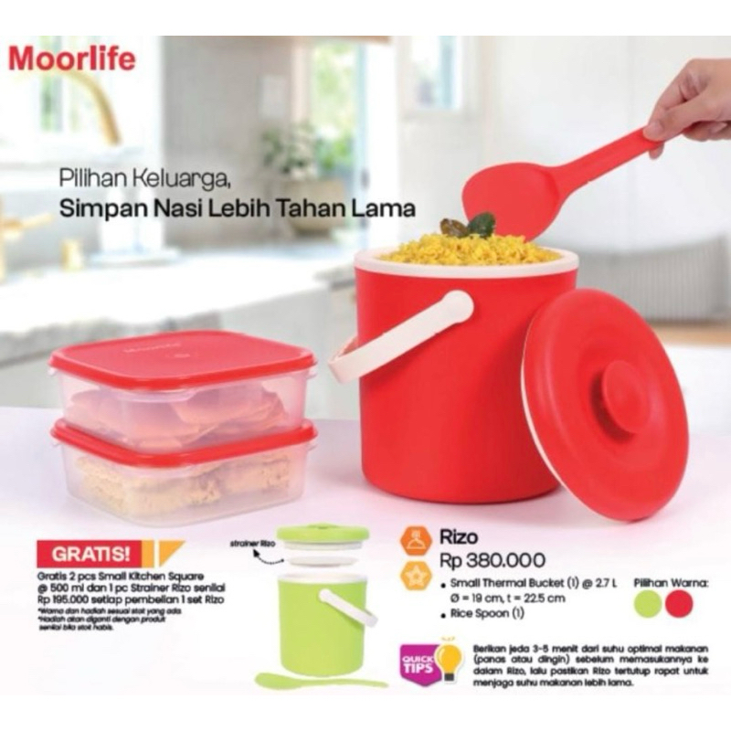 MOORLIFE RIZO//THERMAL BUCKET MOORLIFE//ORIGINAL MOORLIFE