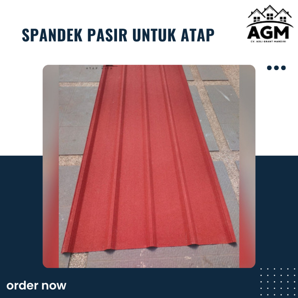 Spandek Pasir untuk atap rumah