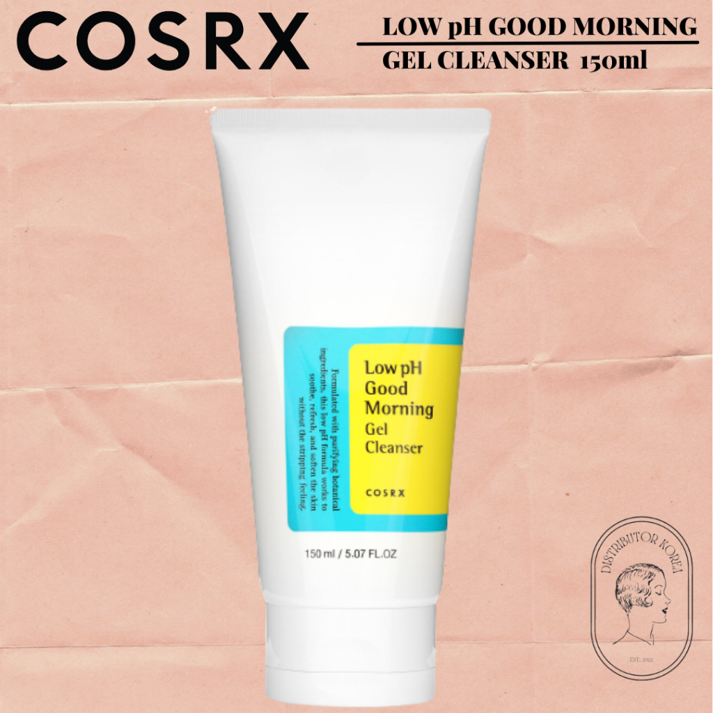 COSRX LOW PH GOOD MORNING GEL CLEANSER 150 ML, COSRX AHA BHA, COSRX ORIGINAL KOREA, COSRX LOW PH CLE