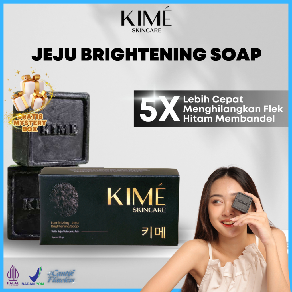 Sabun Kime Skincare Pencerah Wajah Penghilang Flek Hitam Bpom Original