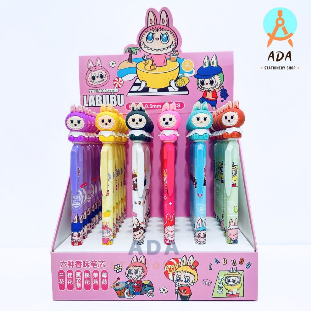 

(1 Pc) PEN KLIK KEPALA LABUBU E-005/ PEN CETEK LABUBU