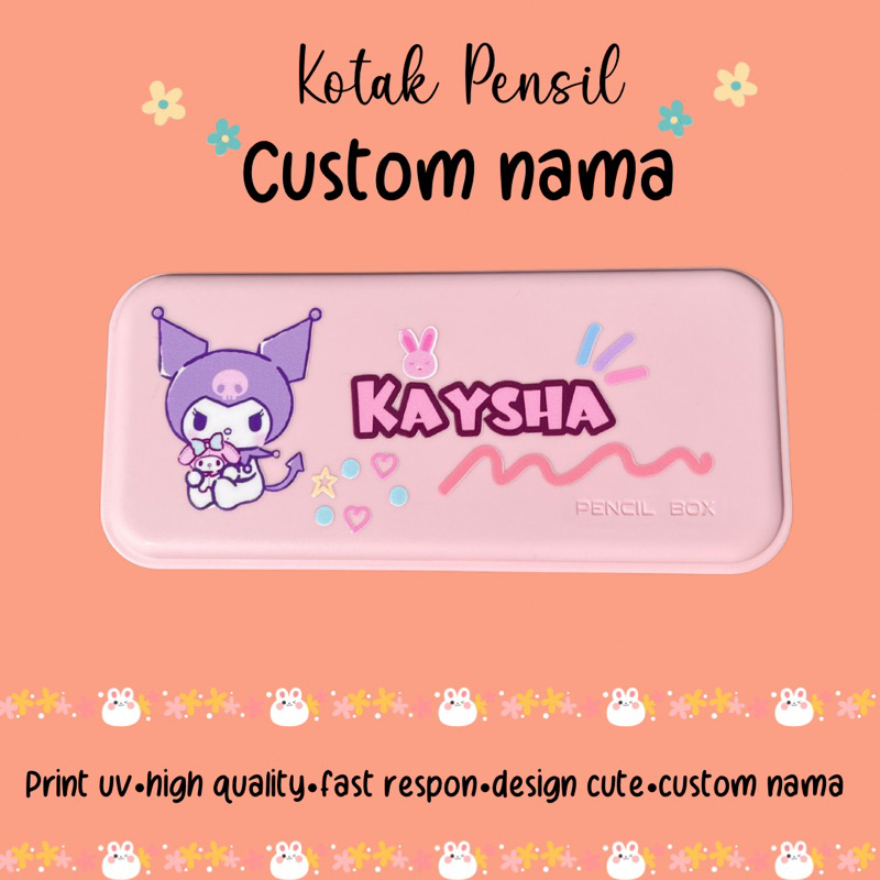 

KOTAK PENSIL TEMPAT PENSIL KUROMI LUCU SOUVENIR ULANG TAHUN