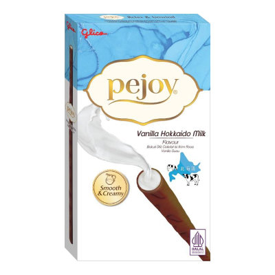 

GELICO PEJOY BISKUIT STIK VANILA SUSU HOKKAIDO 30GRAM/BISKUIT DENGAN RASA VANILA/ENAK/RENYAH