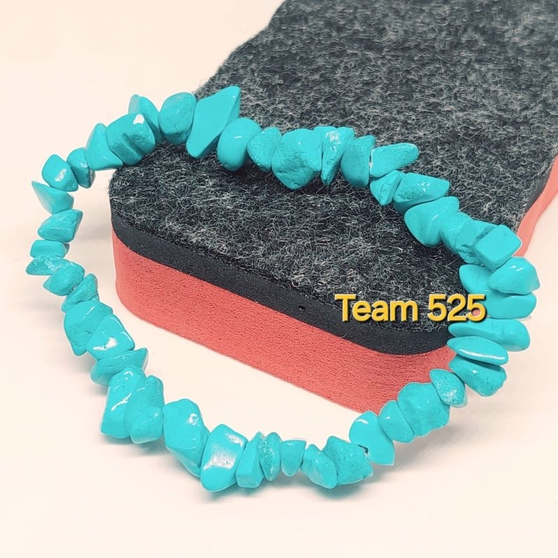 Gelang batu kerikil pirus biru polos xinxiang china asli virus original persi gelang pria wanita dew