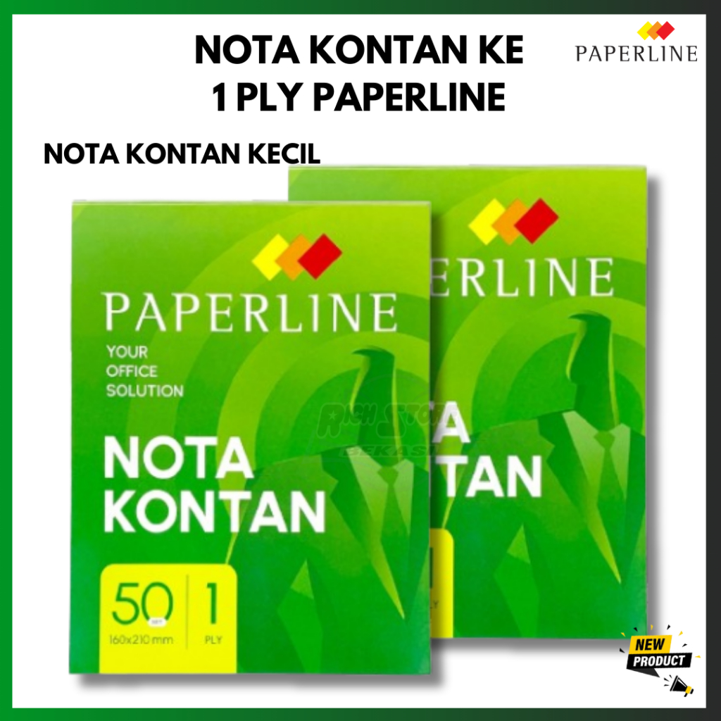 

Nota Kontan 1 ply Paperline ( kecil)/1 PCS