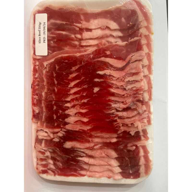 

slice beef