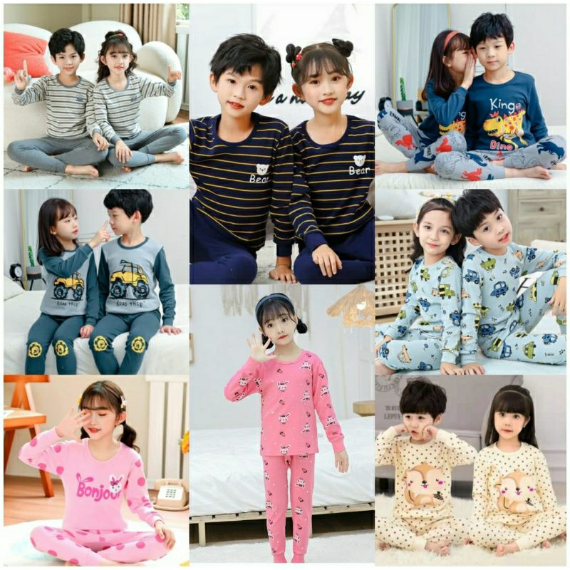Baju Tidur Anak Cewek Cowok Import