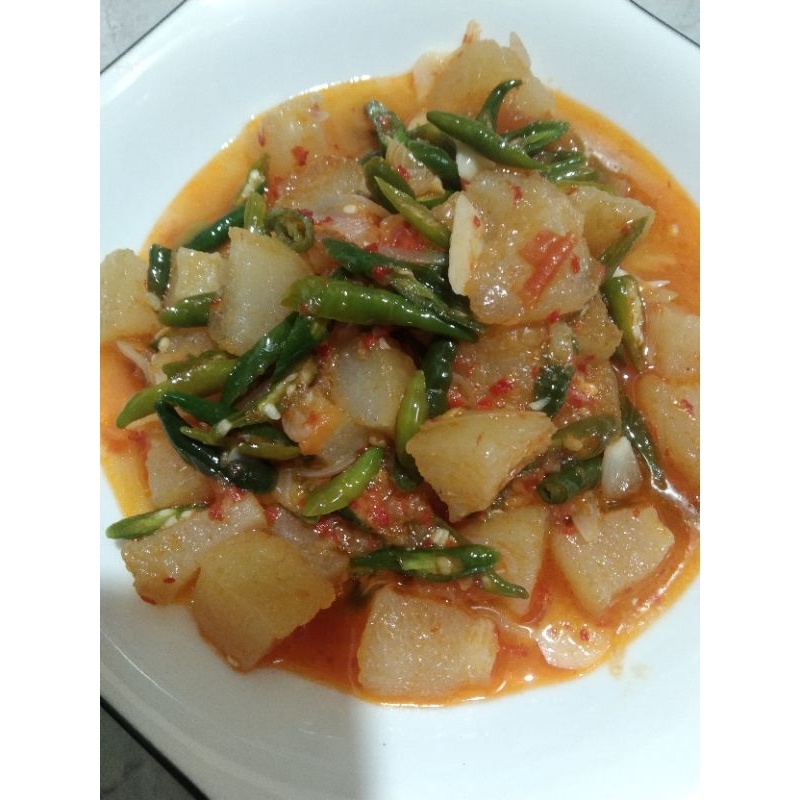 

Tumis kikil cabe ijo frozen