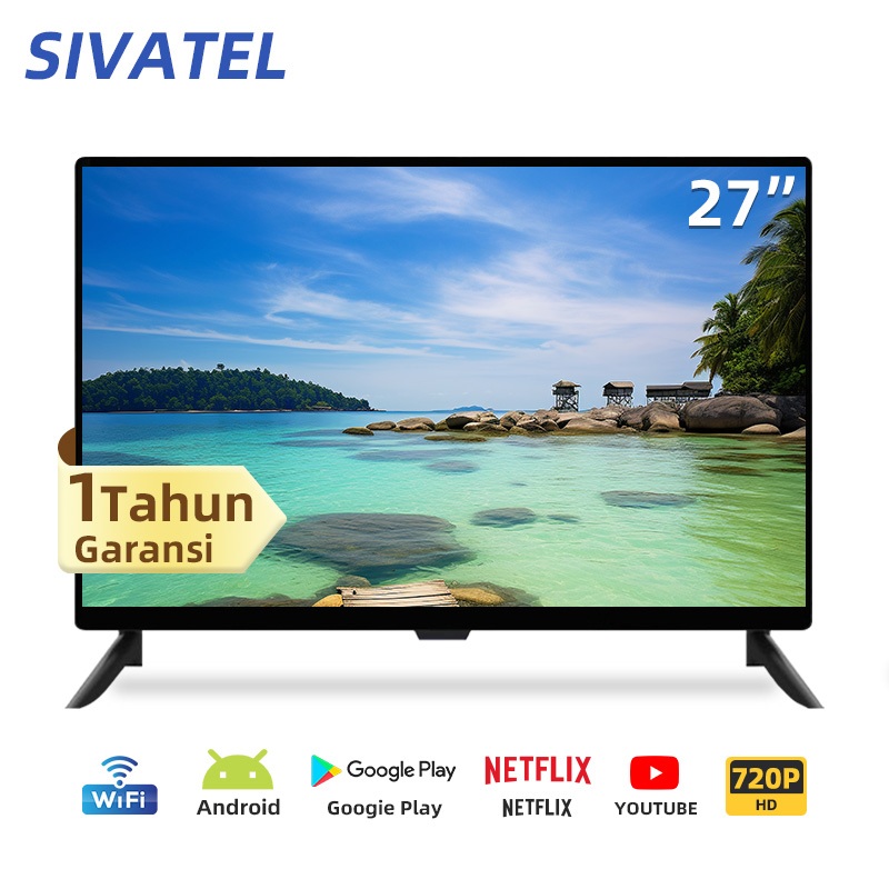 【Gratis Bracket】Sivatel LED Monitor 27 inch Layar Komputer Gaming Monitor