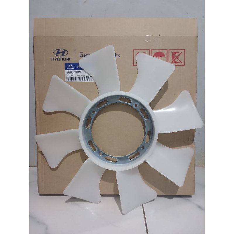 fan radiator kipas radiator L300 diesel merk hyundai asli korea