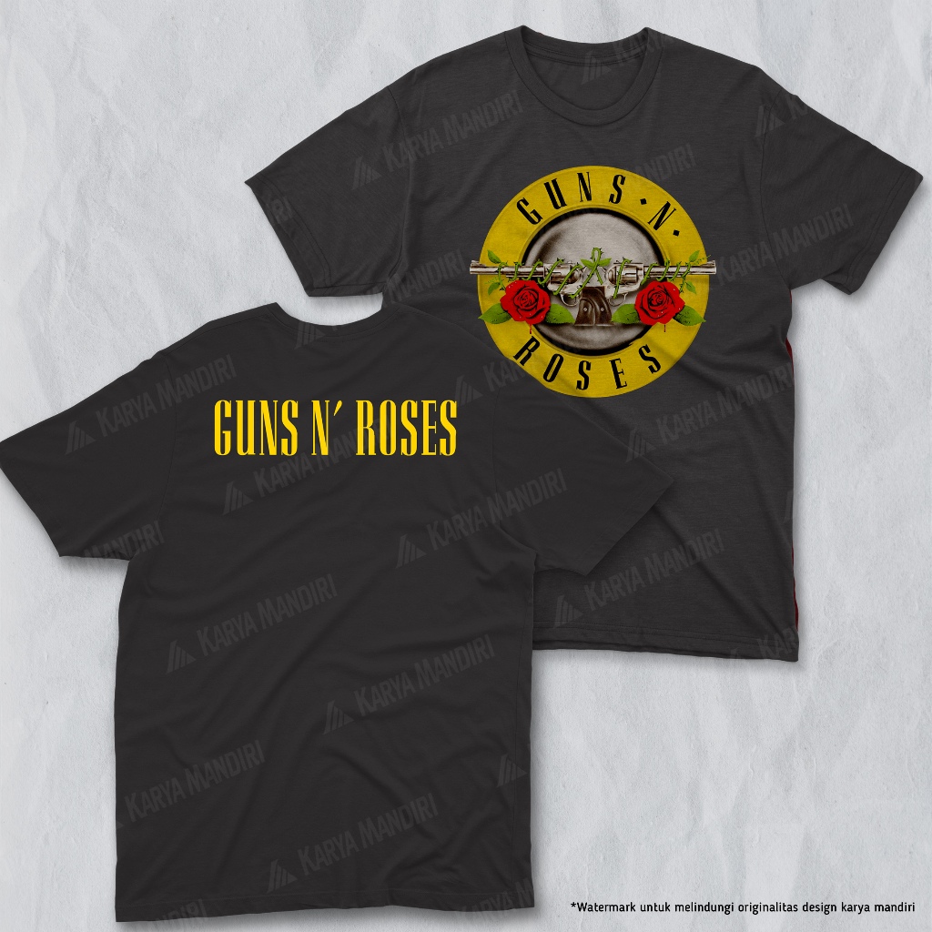 Kaos Musik Band Guns N Roses Baju Band Guns N Roses Kaos Distro Pria