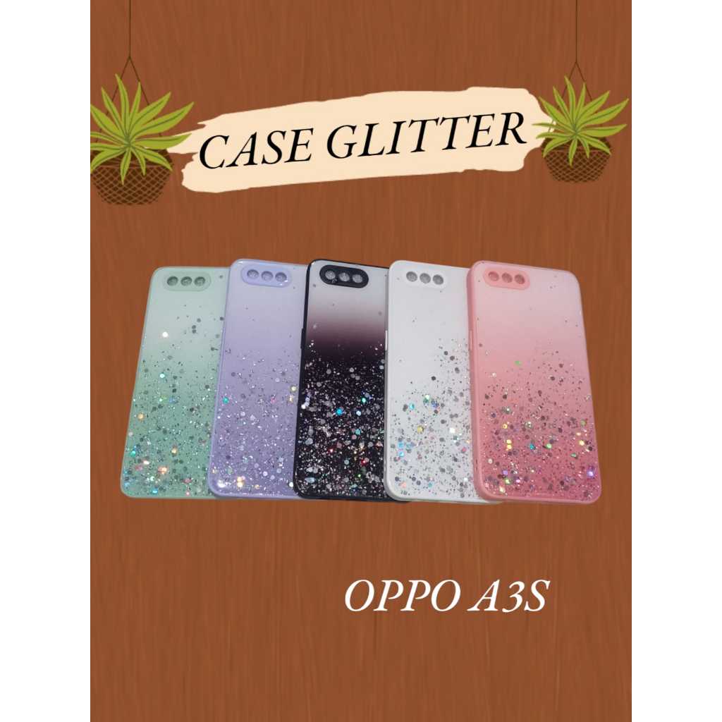 Case Glitter OPPO A3S Bling Star Light Candy