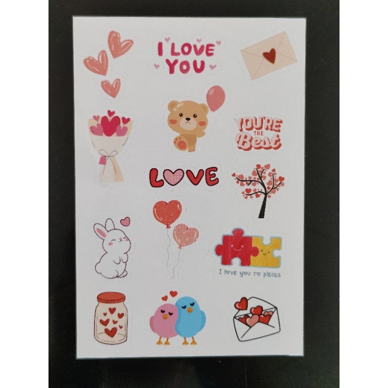 

STICKER LOVE LUCU DAN MURAH
