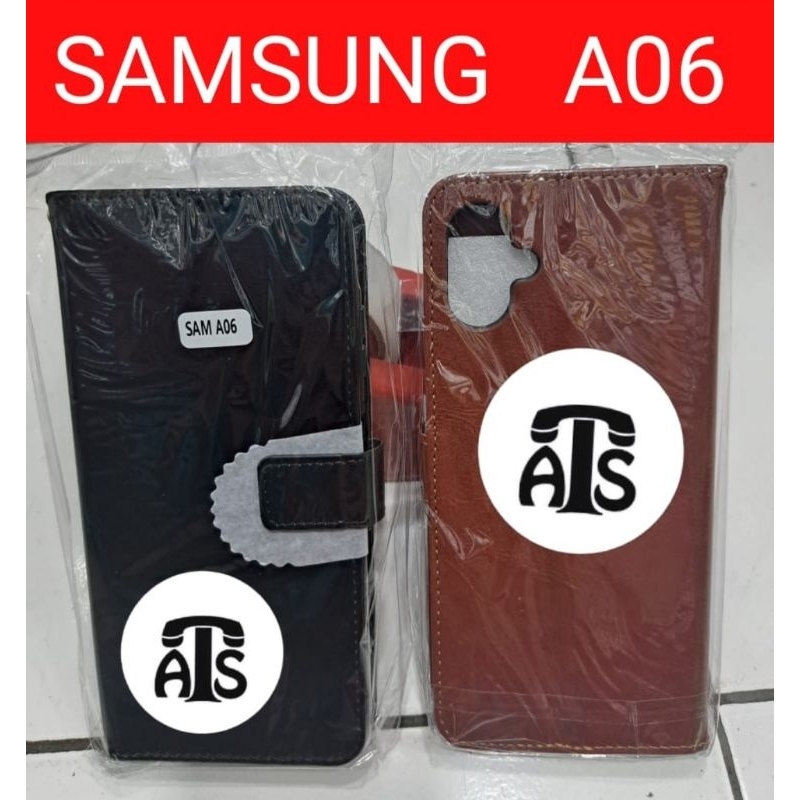 Flip Cover For Tipe Hp Handphone Samsung A06 4G | Dompet For Tipe Hp Handphone Samsung A06 | Jakarta