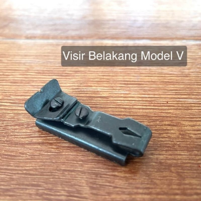 visir - visir v - visir besi type v - visir O - visir belakang truglo - visir belakang canon