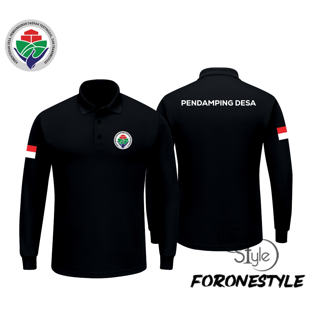 POLOSHIRT SDGS PENDAMPING DESA - KAOS BERKERAH SDGS PENDAMPING DESA - FREE NAMA DESA