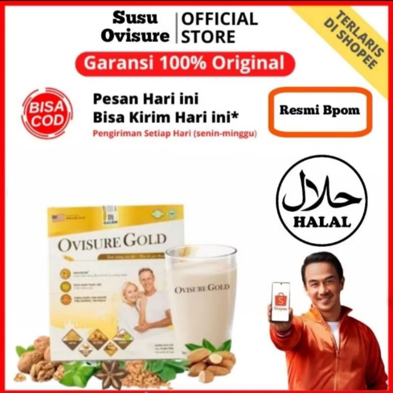 

OVISURE GOLD SUSU VITAMIN TULANG DAN SENDI