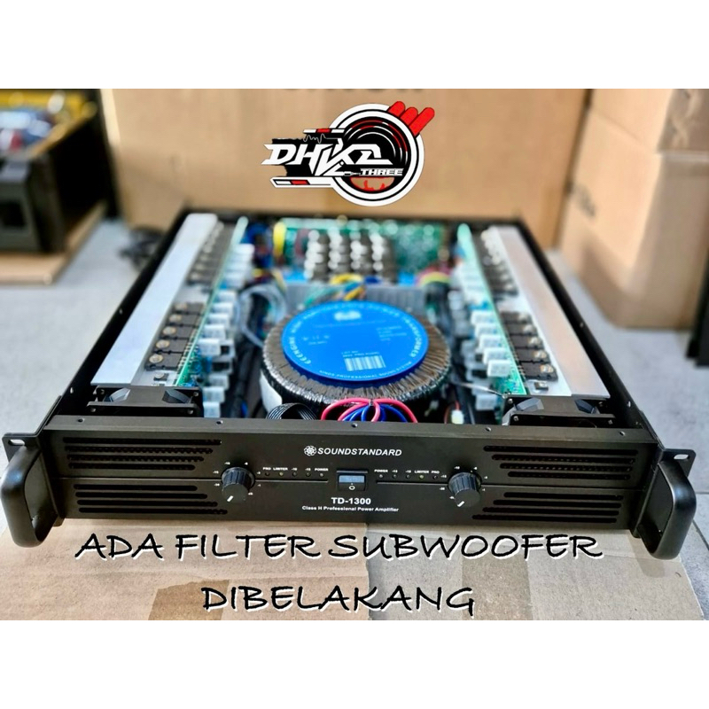 POWER SOUNDSTANDARD TD 1300 2U FILTER SUBWOOFER / Power Soundstanrd td 1300 Subwoofer / POWER SOUNDS