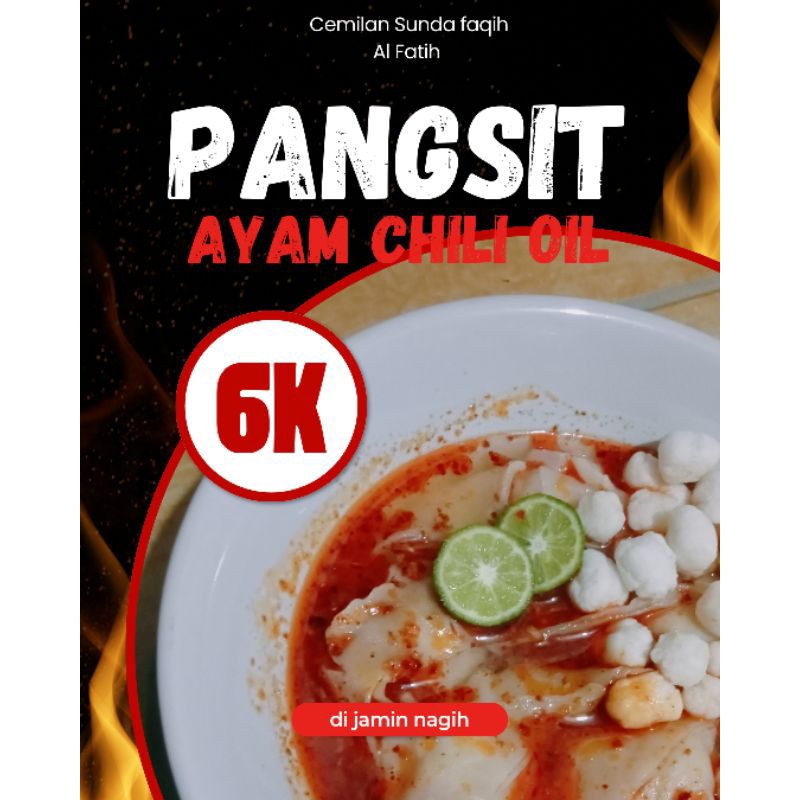 

pangsit chili oil | pangsit ayam