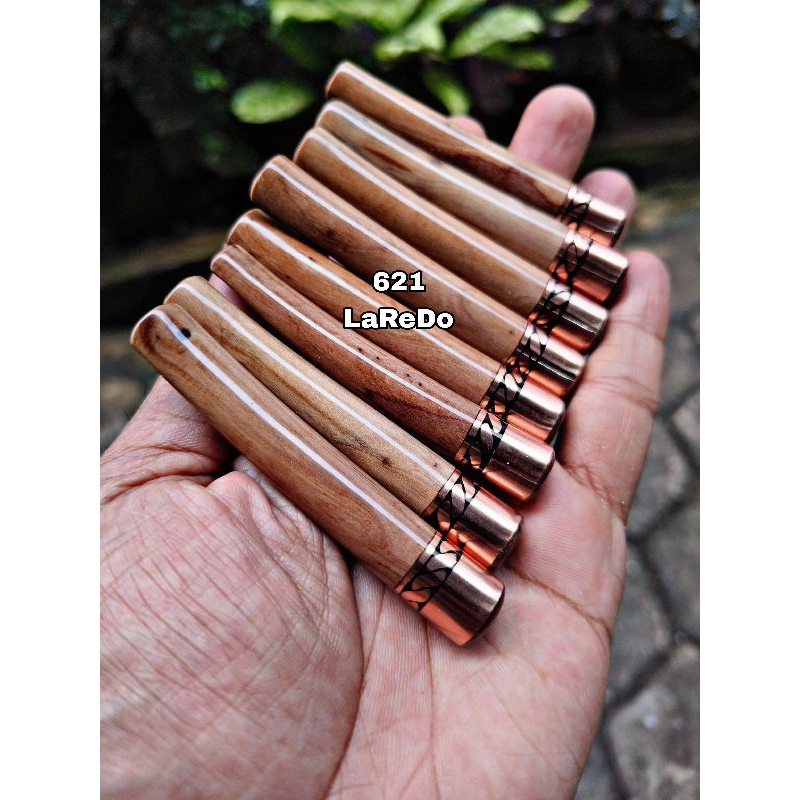 621 LIMITED EDITION!! Pipa kayu dewandaru super 7-8cm original 100% | Lobang multi