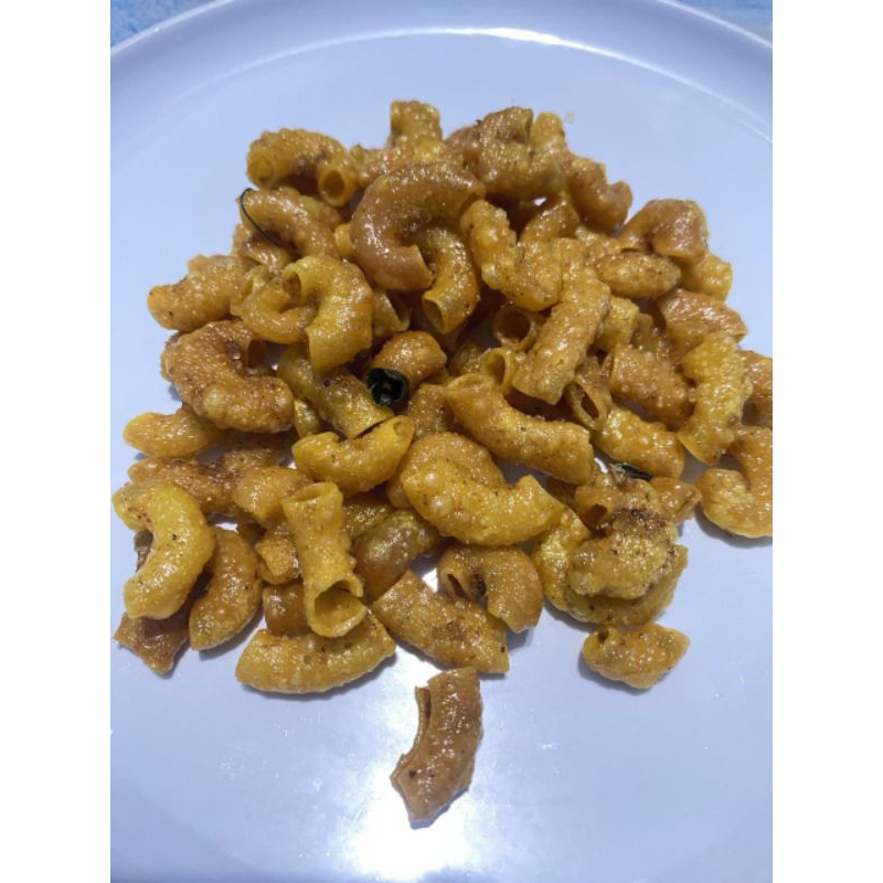 

Makaroni Bantet Pedas Gurih 150gr