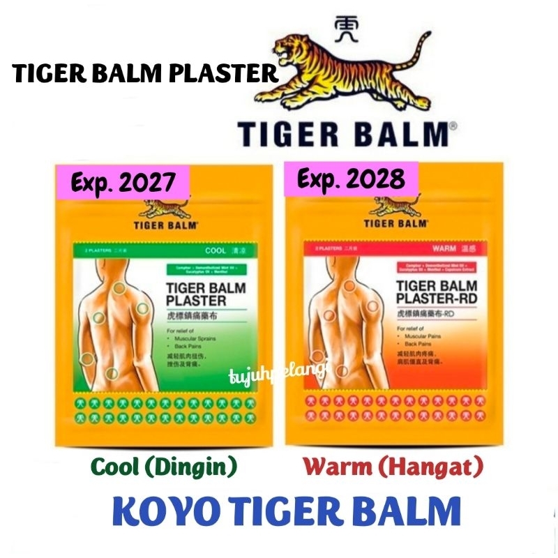 TIGER BALM PLASTER KOYO MACAN KOYO TIGER BALM