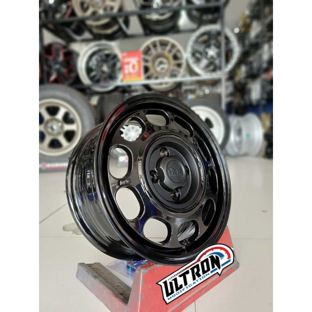 Velg Mobil Racing 16 Mobil Jazz Swift Ignis Brio Dll Pelek HSR KLG R16 Black