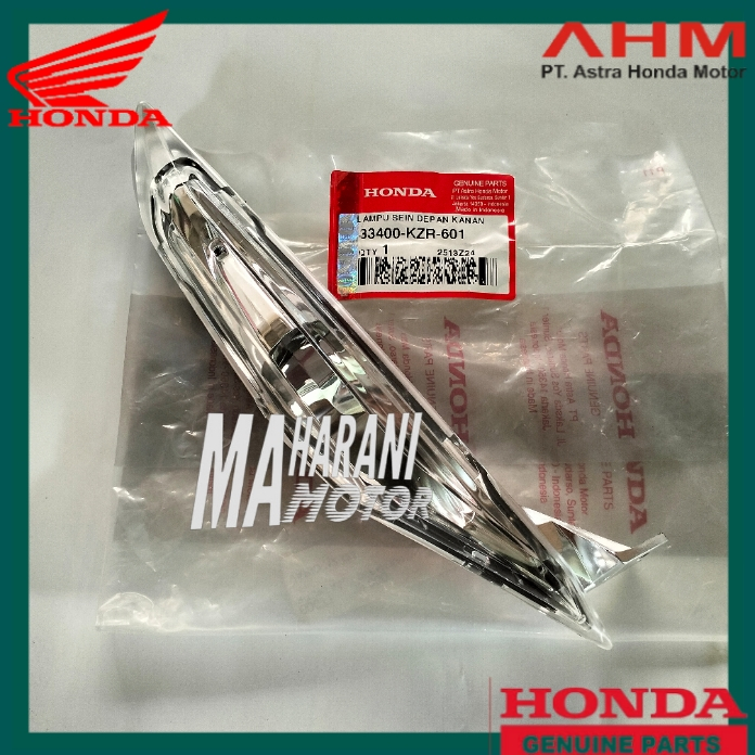 33400KZR601 Lampu sein depan Assy mika riting sen KANAN Vario 125 old CBS PGM FI techno 2012 2013 20