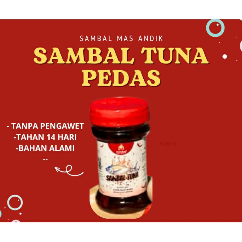 

Sambal Mas Andik Sambal Tuna Pedas 150G