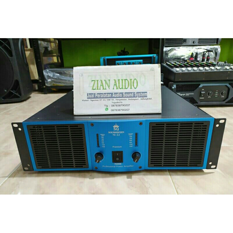Power amplifier soundqueen TD 3.2 premium Class TD 2x1800watt
