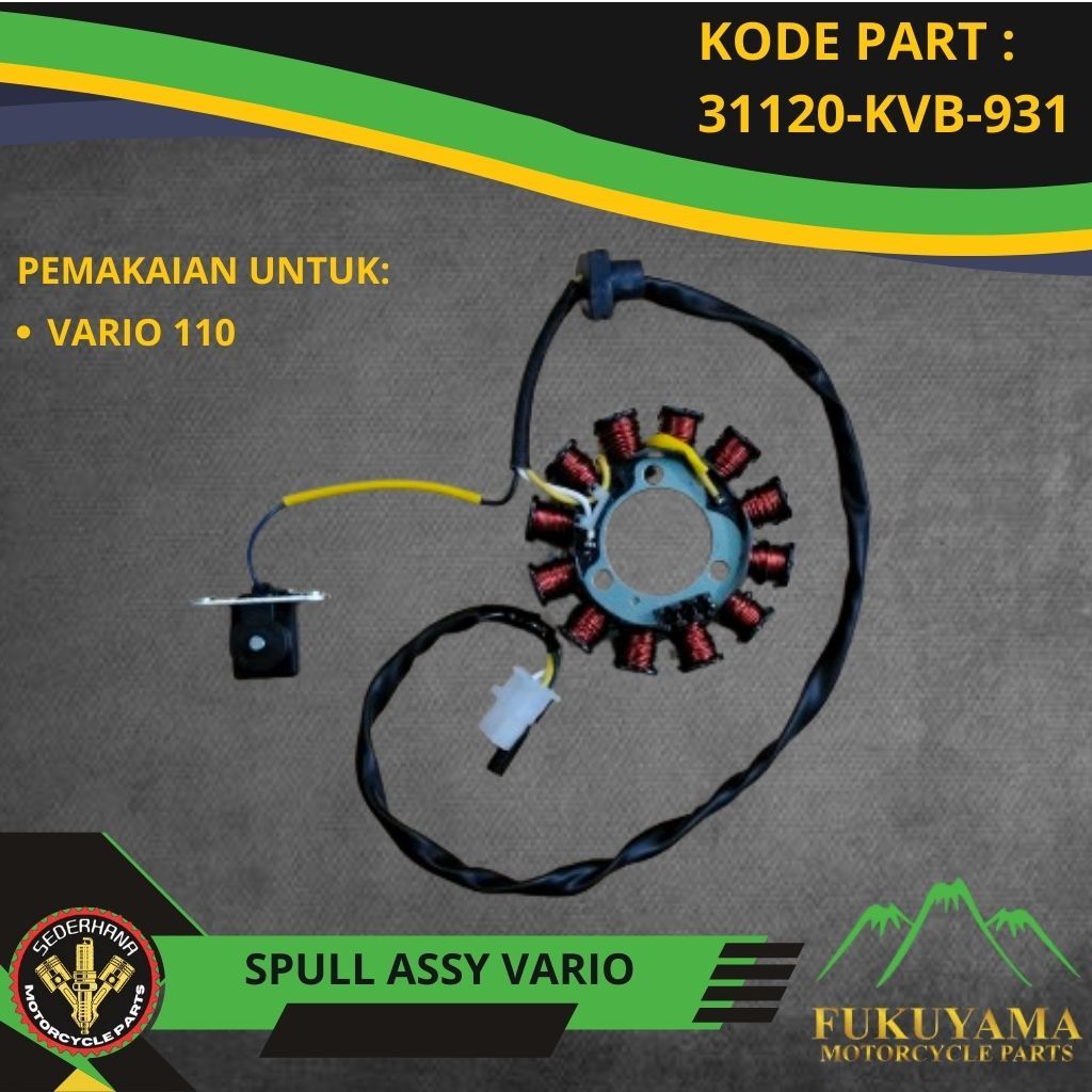 SPULL SEPUL SPUL ASSY VARIO 110 VARIO CBS 110 VARIO TECHNO 110 FUKUYAMA