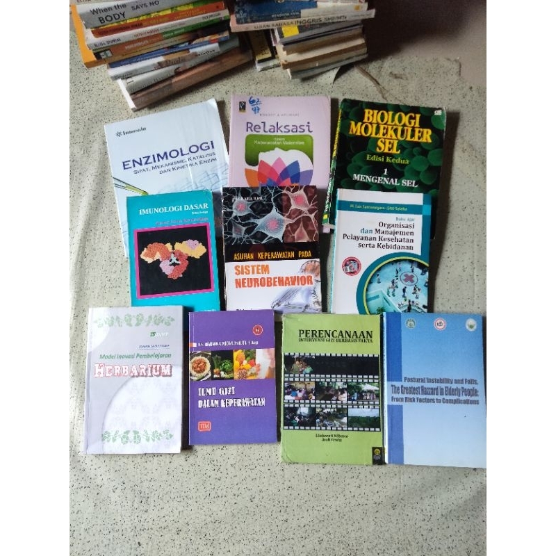 Buku Biologi, Kesehatan Keperawatan; ENZIMOLOGI, RELAKSASI, BIOLOGI MOLEKULAR SEL, IMMUNOLOGI DASAR,