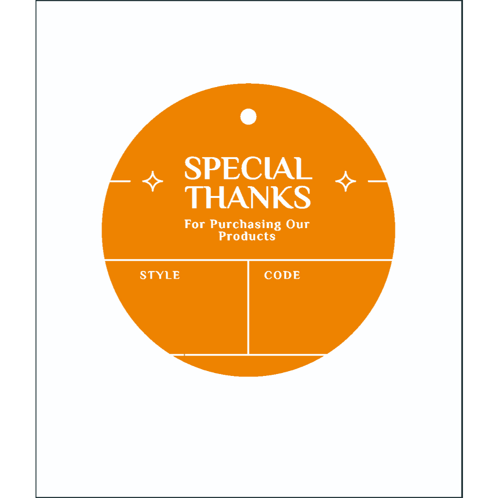 

hang tag tebal, label hang tag, label baju, label distro, label tag isi 50 pcs