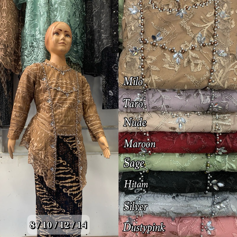 KEBAYA ANAK ENCIM TILLE/KEBAYA ANAK TILLE/KEBAYA ENCIM ANAK/KEBAYA WISUDA ANAK/KEBAYA IBU ANAK/COUPL