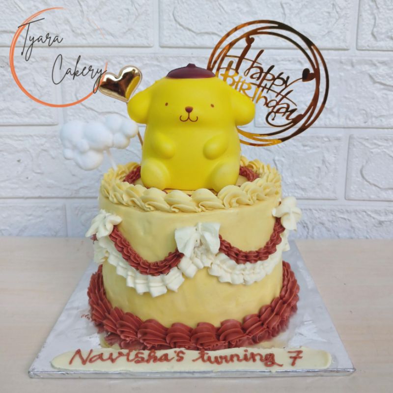 

Cake Pompurin | Cake Sanrio | Cake Ulang Tahun Tema Sanrio