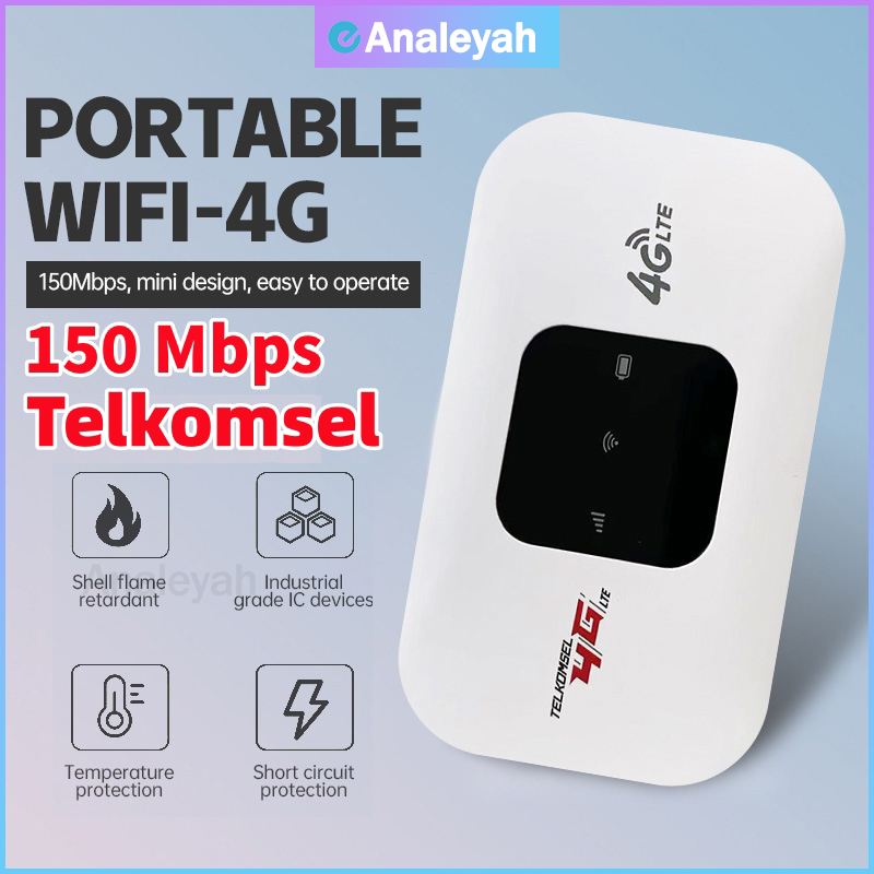 Modem Wifi Telkomsel K300 Mifi 4G LTE 150Mbps Unlock All Operator/ Modem Wifi 4G LTE 150Mbps Unlock 