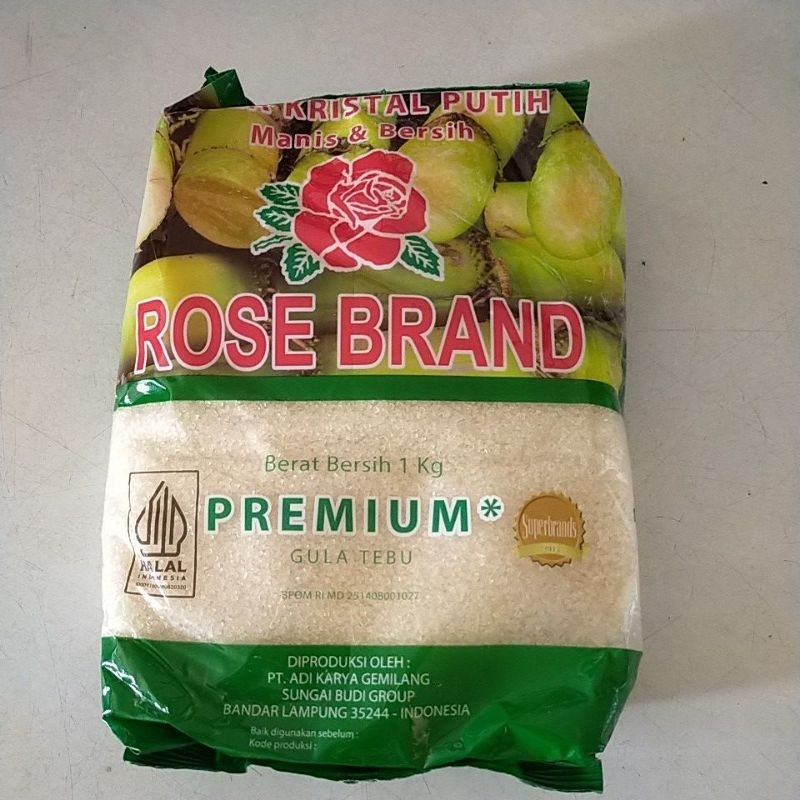 

r.luphyshop TERMURAH Gula rose Brand kemasan 1 kg