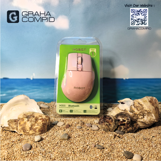 Mouse Wireless ROBOT M355 Silent Click Receiver USB | Original